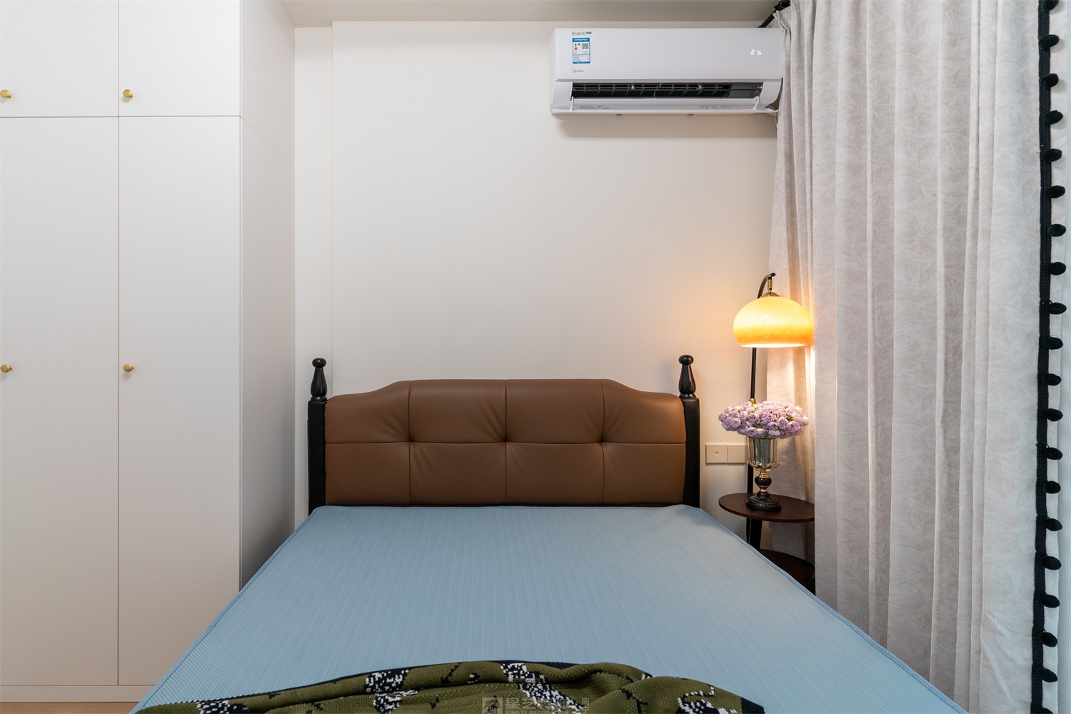 東方尊府118平中古風臥室裝修完工實景圖