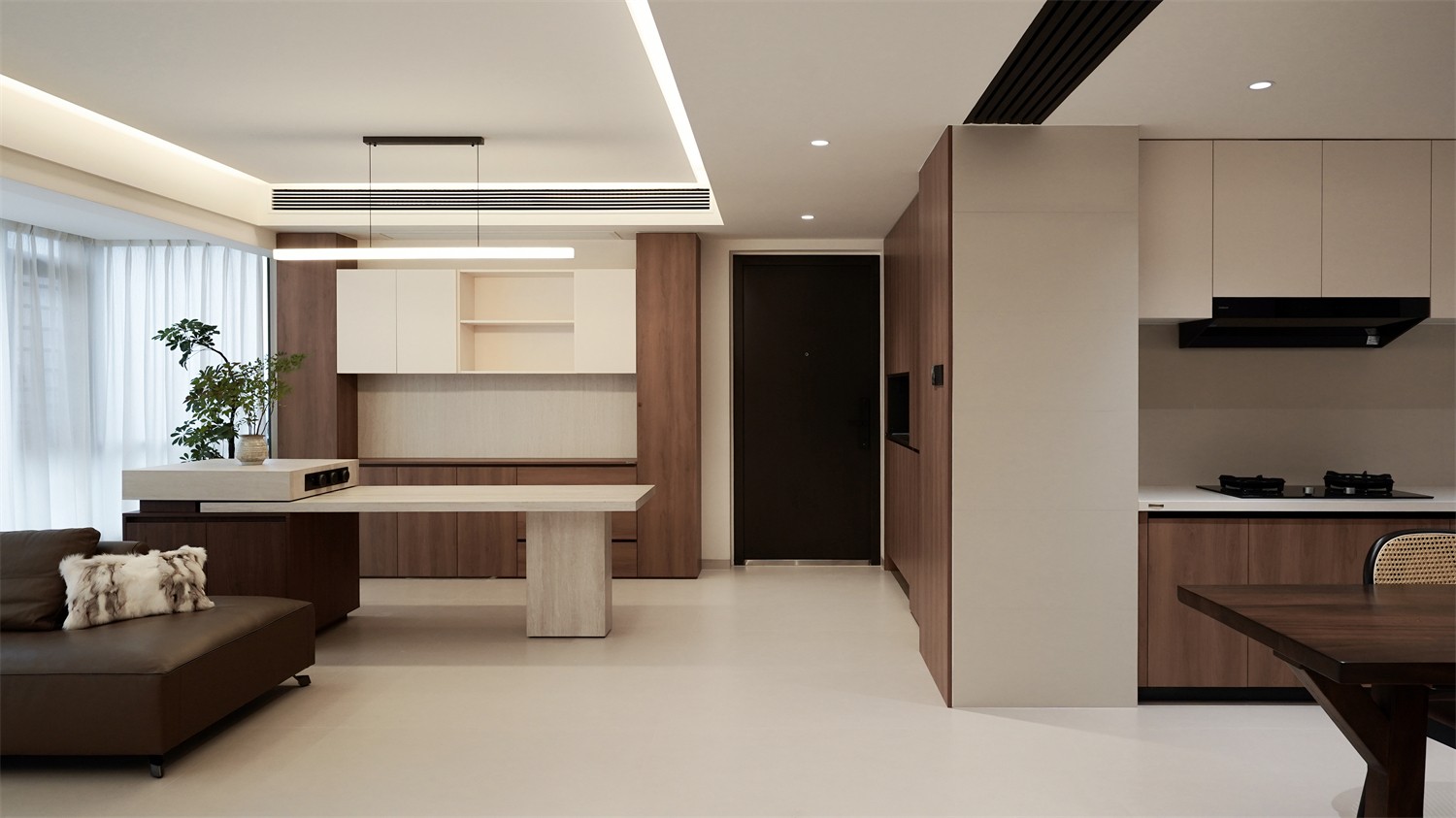 北投溪境119平中古風(fēng)入戶(hù)裝修完工實(shí)景圖