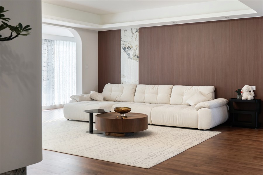 建發(fā)養(yǎng)云184平現(xiàn)代風(fēng)格客廳裝修完工實(shí)景圖